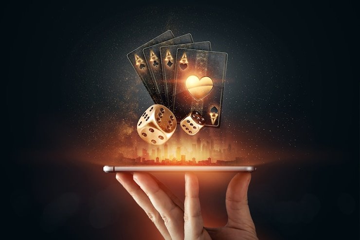 Antarmuka meja poker erek dengan pemain aktif dan statistik permainan